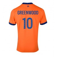 Echipament fotbal Olympique de Marseille Mason Greenwood #10 Tricou Treilea 2024-25 maneca scurta